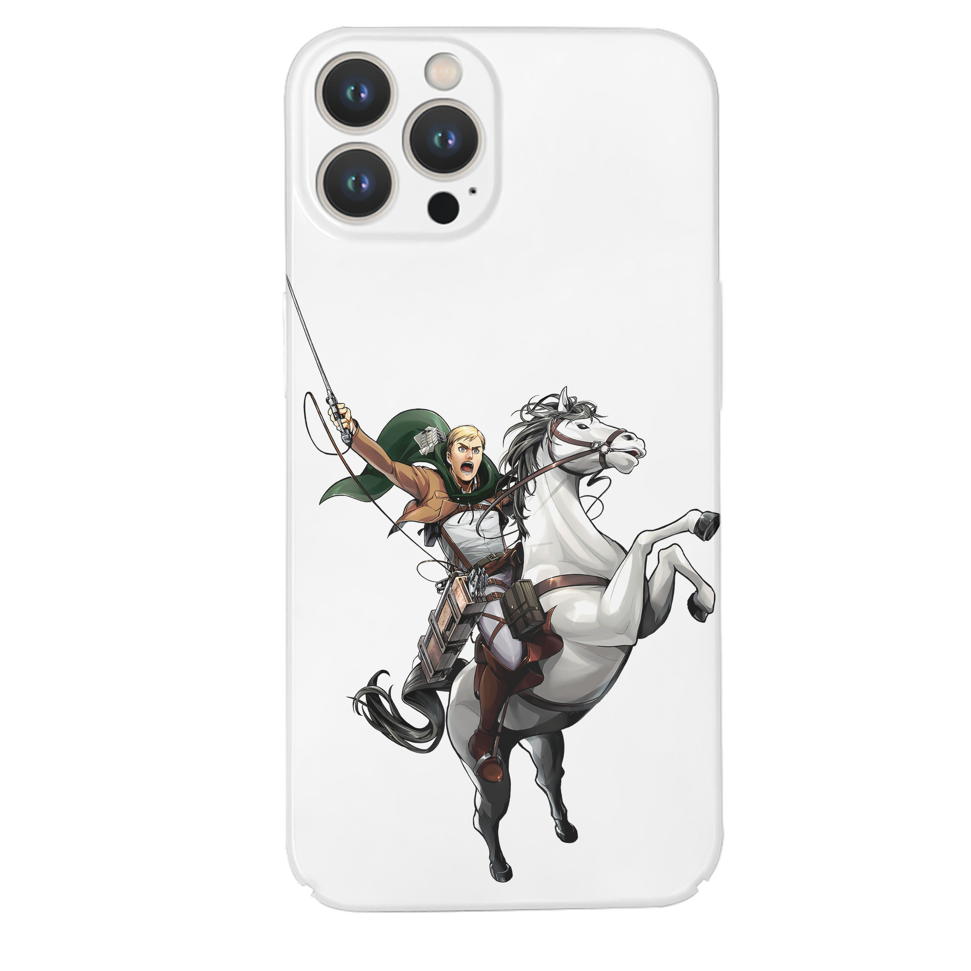 （画像用） 進撃の巨人 エルヴィン・スミス Attack on Titan Erwin Smith 【iPhone 14シリーズ対応】ハードケース